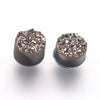 CA516 - 10 pcs Assortment of Druzy Resin Embellishment Cabochons - 4mm - Variety - Mix of Colors!