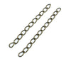N131 - 100 pcs. - Bronze Extender Extension Chain Links Tails - 2 inch each - 50x3mm