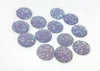 CA618 - 10 pcs Druzy Resin Embellishment Cabochons Purple Lavender - 20mm - Dome Style