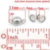 CL132 - 1 set Silver Tone Magnetic Clasps - 11mm x 6mm - Made of Copper! High Quality!