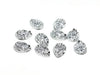CA665 - 10 pcs Druzy Resin Embellishment Cabochons Assortment - 14x10mm - Teardrop - 14mm x 10mm - 3mm Thick