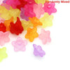 BD755 - 800 pcs Frosted Flower Acrylic Beads - 10x4mm - Assortment