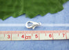 CL092 - 100 pcs. Silver Plated Lobster Clasps - 12mm X 6mm - Claw Clasps