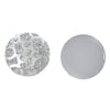 CA212 - 10 pcs Resin Embellishment Druzy Cabochons Silver Swirl Multicolor - 14mm (9/16" = 0.551 inch)