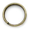 J038 - 100 pcs Bronze Tone Split Double Loop Open Jump Rings - 8mm - 15 Gauge - 1.5mm Thick