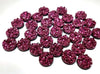 CA815 - 10 pcs Druzy Resin Embellishment Cabochons Berry Red Purple - 12mm