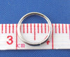 J090 -100 pcs Silver Tone Open Jump Rings - 10mm - 18 Gauge (1mm Thick