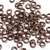 J008 - THICK - 500 pcs Antique Copper Open Jump Rings - 6mm x 1mm - 18 Gauge (1mm thick)