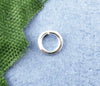 J162 - 1500 pcs Silver Plated Open Jump Rings - 4mm - 21 Gauge