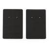 E455 - 30 pcs. Black Cardboard Paper Jewelry Earrings Earring Rectangle Display Cards Tags Labels - 2 Holes- 90mm x 60mm (3.5" x 2.4")