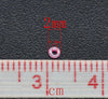 BD049 - 250 grams (16,5000 pcs.) - 10/0 Glass Seed Beads - 2mm Diameter - Hole: 0.5mm - Pink, Black, Purple, White