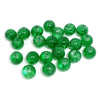 BD171 - 100 pcs Green Crackle Glass Beads, 8mm
