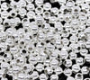BD515 - 1000 pcs Silver Plated Alloy Smooth Ball Spacer Beads- 3mm
