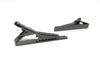 TC044 - 10 pcs Gunmetal Tie Bars/Clips - 40x5mm Glue Pad