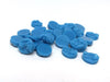 CA103 - 10 pcs Druzy Resin Embellishment Cabochons Cerulean Blue - 12mm Diameter - Circle - 5mm Thick