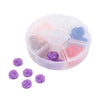 CA558 - 60 pcs Assortment Box - Resin Embellishment Druzy Cabochons - 6 Colors - 12mm (0.47")