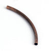BD303 - 100 pcs. Antique Copper Noodle Tube Long Thin Smooth Curved Beads - 50mm x 3mm (2" x 0.12") - Hole Size: 2.5mm Made of Copper! High Quality!