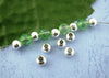 BD551 - 900 pcs Silver Plated Alloy Smooth Ball Spacer Beads- 5mm - Hole Size: 1.9mm