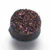 CA523 - 10 pcs Druzy Resin Embellishment Cabochons - Magenta - Diameter: 6mm - 4mm Thick