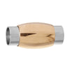 CL162 - 1 set - 304 Stainless Steel Magnetic Curved Cylinder Drum Clasp with Golden Tone - 20mm x 10mm - Hypoallergenic! Very High Quality!