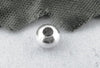BD551 - 900 pcs Silver Plated Alloy Smooth Ball Spacer Beads- 5mm - Hole Size: 1.9mm