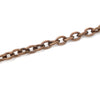 N169 - 10M (32.8 Ft) - Copper Tone Link-Opened Chain - 3.5mm x 2.5mm