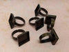 10 pcs. Antique Bronze ADJUSTABLE Cabochon Setting Bezel RING bases settings - Glue Pad 16mm - Square
