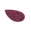 P1173 - 10 pcs Cork Style Faux Leather Dangle Charms Pendants - Burgundy - Teardrop - 36mm (1.4") - Great for Light Earrings &amp; Dangles! Double-Sided