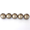 BD412 - 10 pcs Golden Silver Bronze Wooden Wood Round Spacer Beads - 14mm - Gold - Hole Size: 3mm