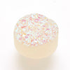 CA526 - 10 pcs Druzy Resin Embellishment Cabochons - Beige Multicolor - Diameter: 6mm - 4mm Thick