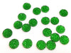 CA893 - 10 pcs Druzy Resin Embellishment Cabochons Green - 12mm - Dome Circle