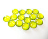 CA587 - 10 pcs Circle Tennis Ball Sports Glass Round Dome Seals Tiles Cabochons - 12mm
