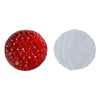CA537 - 100 pcs Resin Embellishment Druzy Cabochons Red Pave Round - 12mm