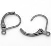 60 pcs (30 pairs) Gunmetal Leverback Earrings - 16x10mm - Made of copper!