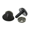 DO002 - 5 Noses and 5 Backs (10 pieces) Black Safety Noses for Doll and Toy Making - 13mm - Includes Backs for a Stronger Hold!