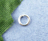 J045 - 100 pcs Silver Tone Open Jump Rings - 5mm - 22 Gauge