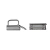 J269 - 20 pcs. Silver Tone Key Fobs and Key Rings - 1 1/4" - Beautiful Purse Handbag Hardware - 1.25 inch - 32mm - 10 Set