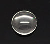 CA279 - Lot of 200 Circle Clear Round Glass Dome Seals Tiles - 8 mm (0.3 in)