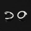 J213A - 100 pcs Silver Plated Open Jump Rings - 6mm - 19 Gauge (0.9mm Thick) - Open Design