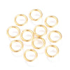 J096A - 20 pcs 304 Stainless Steel Golden Open Jump Rings 8mm - 16 Gauge (1.2mm Thick) - High Quality