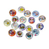 CA408 - 10 pcs Circle Owl Glass Round Dome Seals Tiles Cabochons - 12mm - Assortment