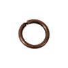 J046 - 100 pcs Antique Copper Tone Open Jump Rings - 6mm - 19 Gauge (0.9mm Thick)