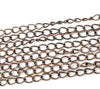 N144 - 10M (32.8ft) - Antique Copper Extension Chain -5x3mm Links - Ideal to make extender chains
