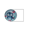 CA408 - 10 pcs Circle Owl Glass Round Dome Seals Tiles Cabochons - 12mm - Assortment