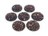 CA651 - 10 pcs Druzy Resin Embellishment Cabochons Champagne Rose Gold - 20mm - Dome Style