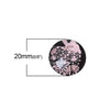CA300A - 10 pcs Circle Camera Photography Assortment Glass Round Dome Seals Tiles Cabochons - 20mm (3/4")