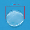 CA477 - 94 Circle Clear Round Epoxy Resin Stickers - 18mm