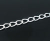 N145 - 10M (32.8ft) - Silver Plated Extension Chain -5x3mm Links - Ideal to make extender chains!