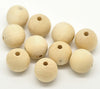 BD522 - 50 pcs Natural Wooden Round Spacer Beads - 20mm (3/4")