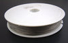 N159 - 1 Roll - 70M - Antique Silver Grey Gray Tiger Tail Cord - 0.35mm (27 gauge) - Steel Wire
